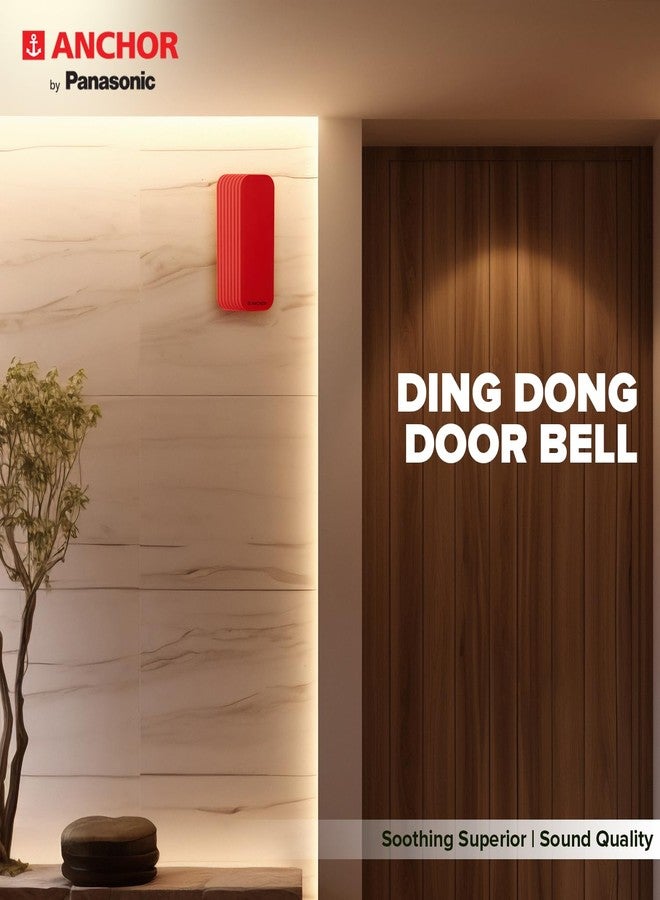 Anchor by Panasonic Ding Dong Doorbell | Calling Bell for Home | Door Bell for Office, School (38914) - Image 5